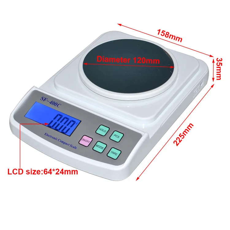  Sf-400c High-precision Electronics Balance Medicinal Materials Balance Jewellery Balance Household  - 4000603746483