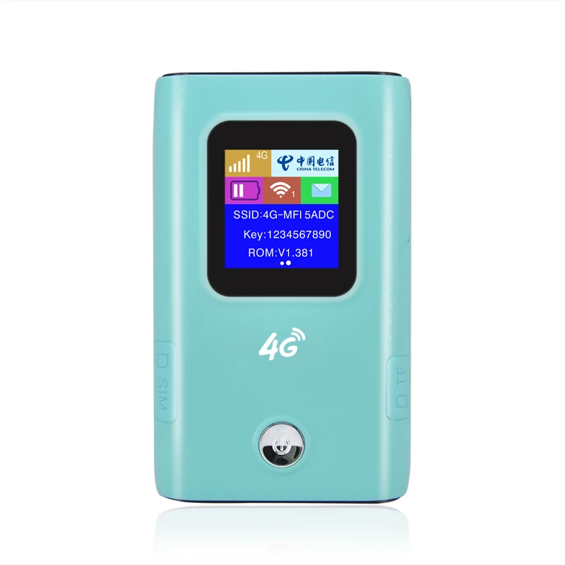 4G WiFi роутер с слотом для sim карты 5200 мАч power bank 150 Мбит/с 3g LTE Мобильная точка доступа
