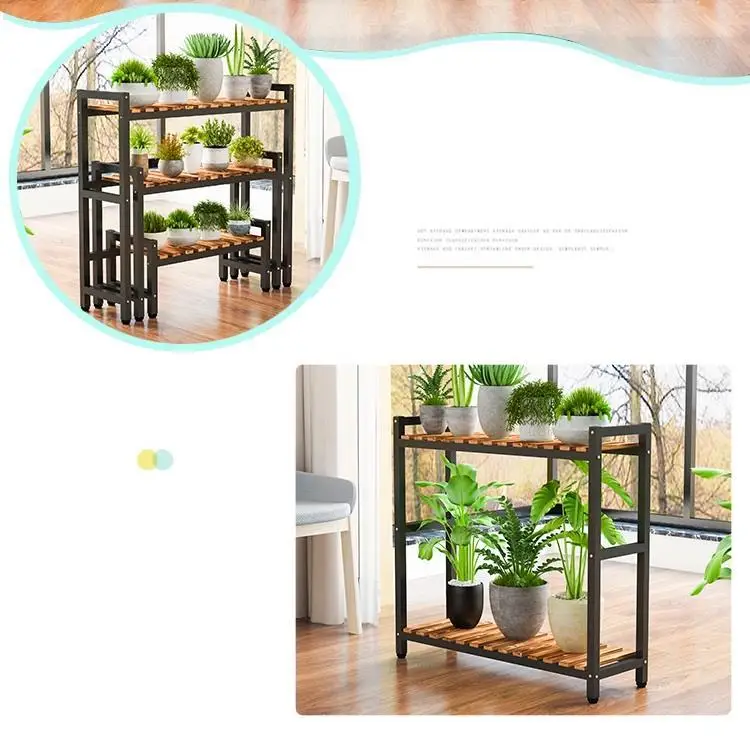 Estante Para Rak Bunga дерево Etagere Pour Plante Soporte Plantas интерьер растения на балконе стойки открытый полка цветок стенд