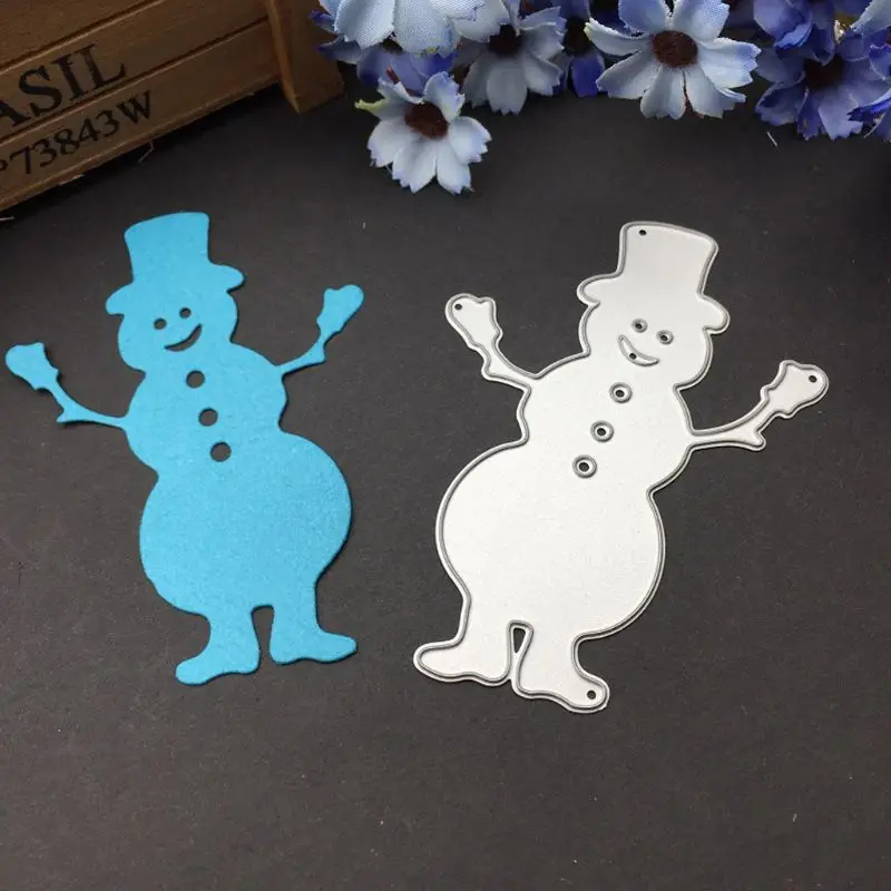 

1Set Snowman Metal Cutting Dies Stencil DIY Scrapbooking Album Stamp Paper Card Embossing Crafts Decor