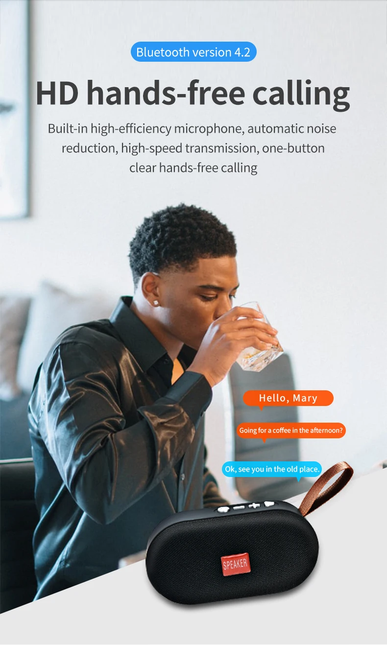 TKEY Портативный Мини Bluetooth динамик беспроводной Hands Free водонепроницаемый динамик s для ванной комнаты автомобиля открытый сабвуфер музыка громкоговоритель