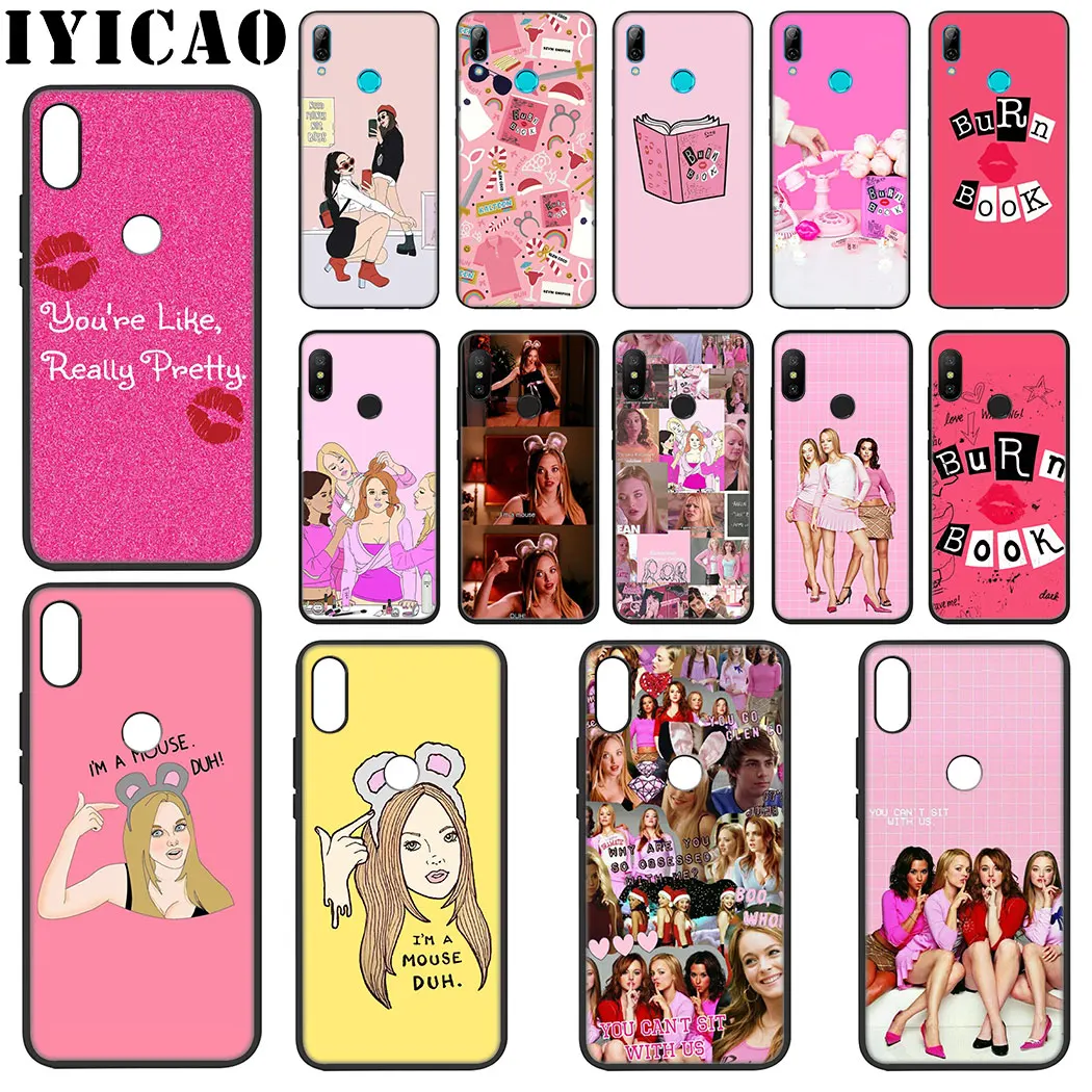IYICAO Burn Book Mean Girls Soft Silicone Case for Xiaomi Redmi Note 4X 5 6 7 8 Pro 5A Prime |