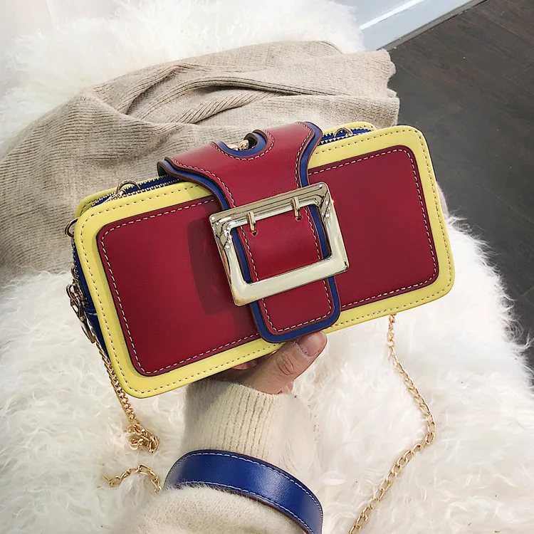 

Net Red Bag Women's 2019 New Style-Korean-style Versatile Shoulder Bag Chain Shoulder Bag GIRL'S Fashion Small Square Bag