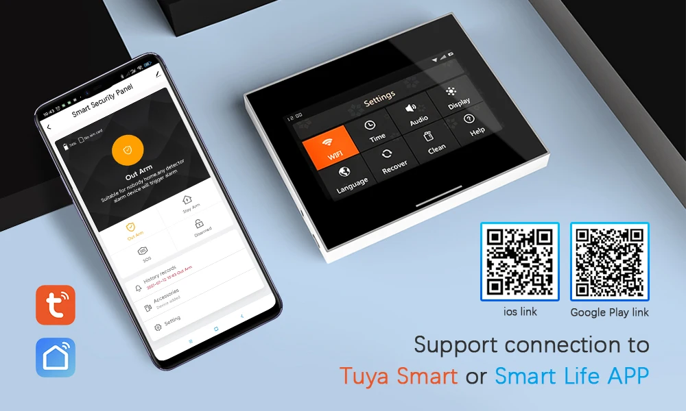Kit de alarme de segurança smart home