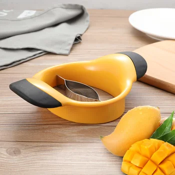 

1pcs Mango Splitter Slicer Fruit Cutter Pitter Craft Kitchen Tool Cutter Peach Fruit Splitter Large Mango Cutter Pit Remover