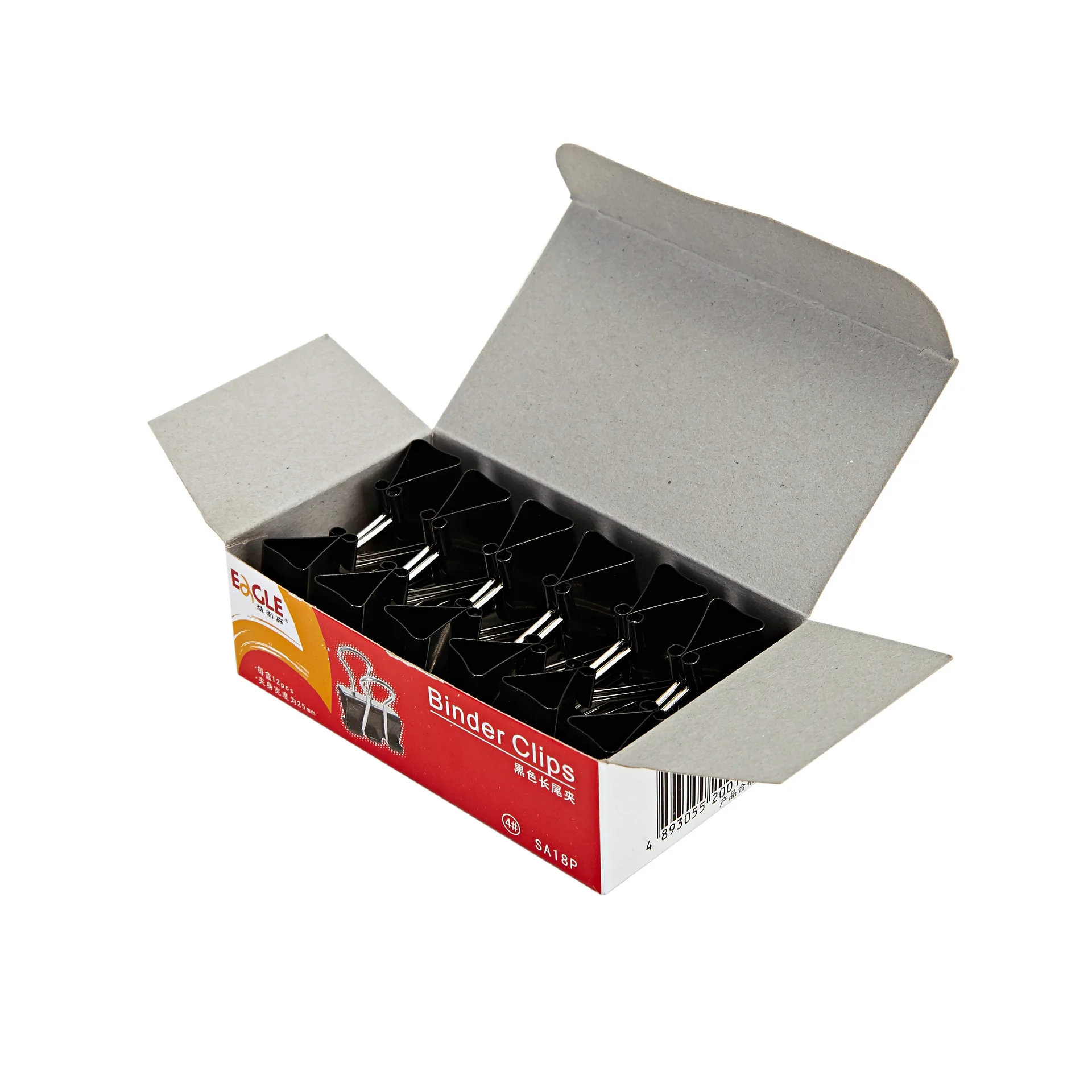 Eagle Black And White with Pattern Binder Clip SA18P 25 Mm Dovetail Clip Ticket Clips Clip Office Supplies