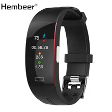Hembeer H66 плюс браслет для измерения артериального давления пульсометр PPG ЭКГ смарт-браслет спортивные часы фитнес-трекер pk fitbits