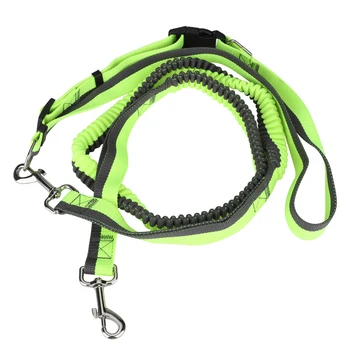 

High Elasticity Nylon Running Jogging Waist Dog Leash Adjustable Waist Rope Harness Collar Jogging Lead Dog Sport Collar Leashes