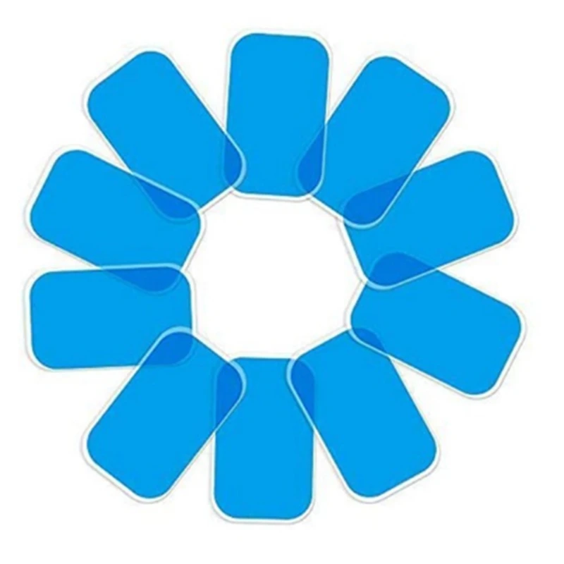 

50PCS EMS Gel Pad, Electrode Gel Replacement Pad, EMS Absorbent Gel Pad, Abinal Muscle Trainer Accessories
