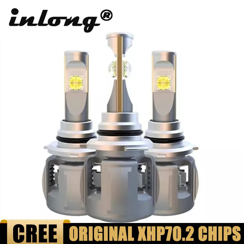 2 шт. XHP70 2nd Generation H7 Светодиодный лампочки Canbus H4 светодиодный Healight H8 H11 9005 9006 HB4 HB3 Автомобильные фары лампы 6000 К