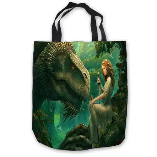 

Custom Canvas fantasy_forest_by_zabuggy (1) ToteBags Hand Bags Shopping Bag Casual Beach HandBags Foldable 180911-04-29