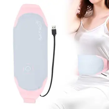 

Women Heating Waist Belt Adjustable Hot Compress Moxibustion Uterus Warming Belt for Health Care Abdominal Waist Pain Relieve l