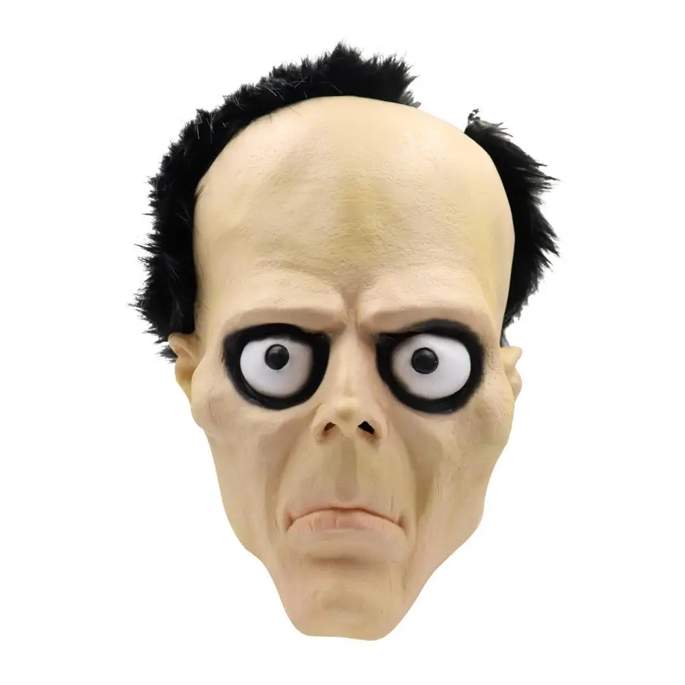 Eraspooky The Addams family cosplay Готический скрытый костюм латексная маска на Хеллоуин для взрослых детей ролевые игры Реквизит - Цвет: as picture