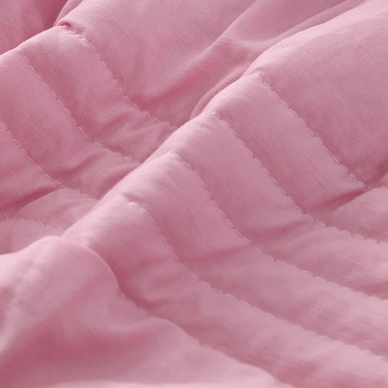 Manufacturers Direct Selling New Style Summer Blanket Solid Color MUJI-style Super Soft Skin-Friendly Air Conditioner Quilt Inne