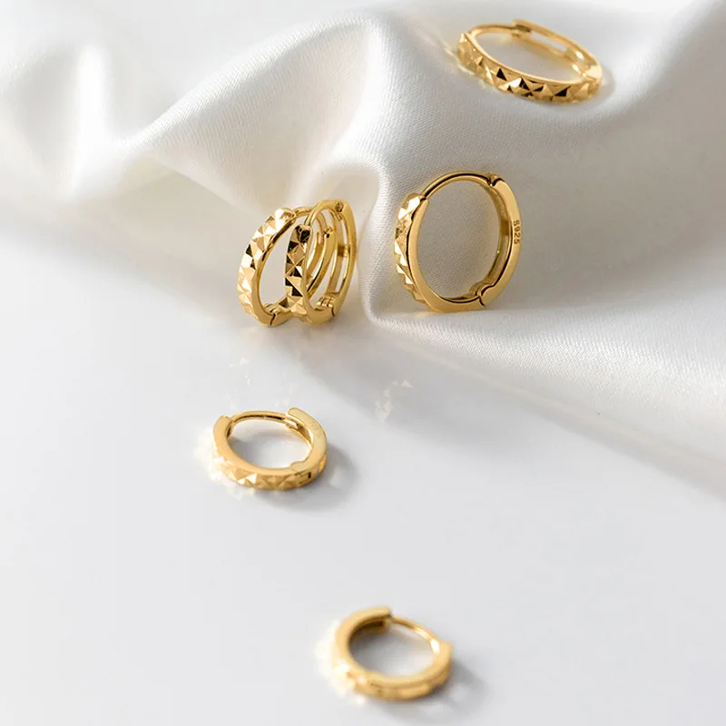 WANTME- 심플한 기하학 자동차 플라워 서클 참 귀걸이, 패션 고딕 웨딩 피어싱 후프 주얼리 여성