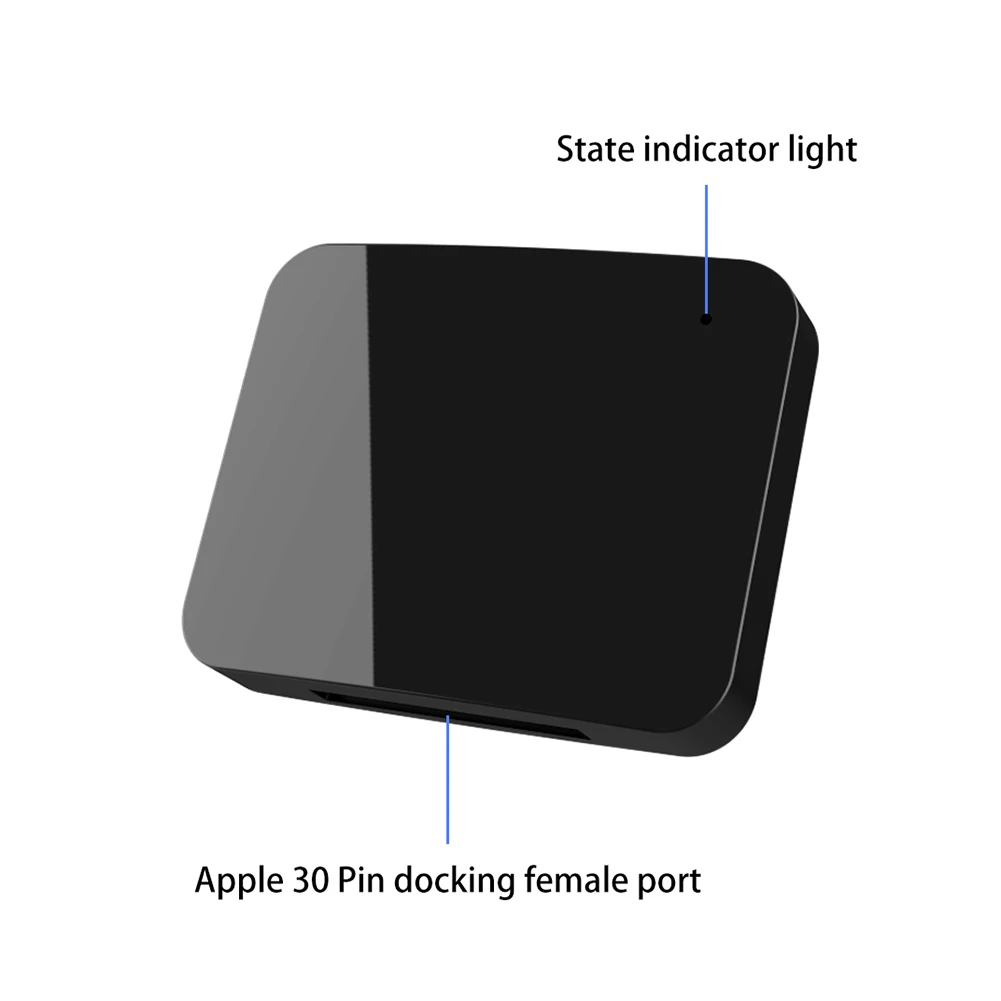 30 Pin Bluetooth 5,0 2 в 1 Bluetooth передатчик приемник беспроводной музыкальный стереозвук адаптер для IPod