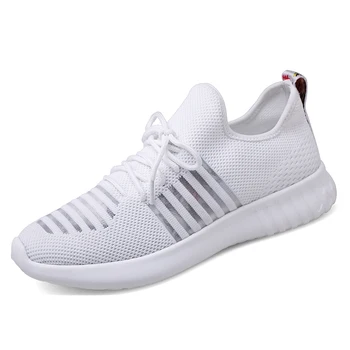

Fashion Men Shoes Sneakers Breathable Casual Flat Shoes Men Anti-slip Lightweight Comfortable Male Sneakers Shoes Big Size 46