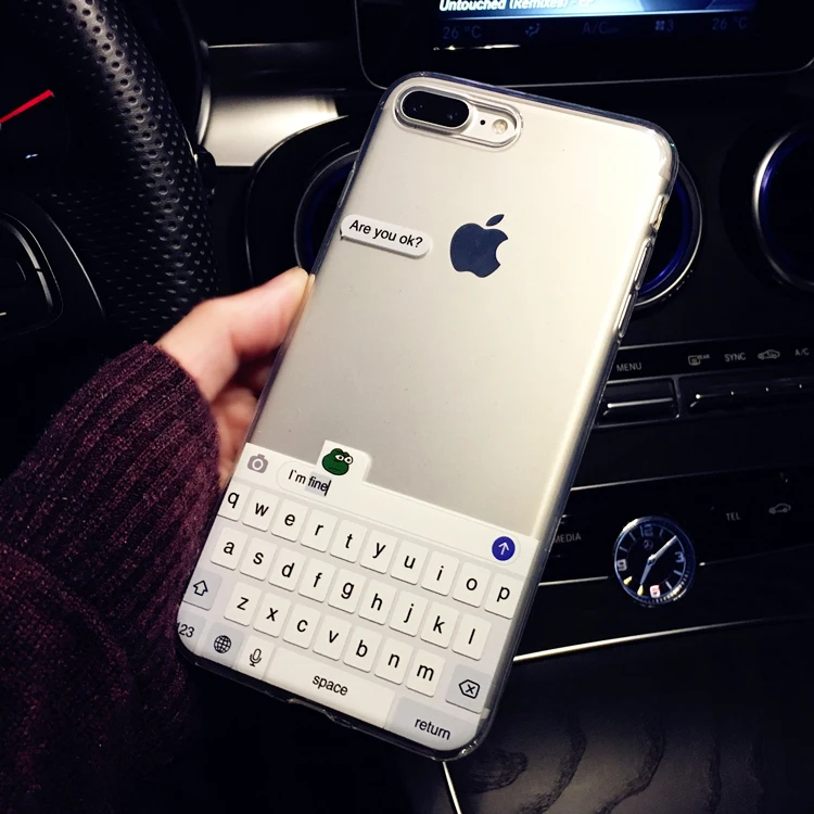 Мягкий прозрачный чехол для телефона с забавным мемом Are You Ok Fundas Coque iPhone 12 13 Pro 7 7Plus