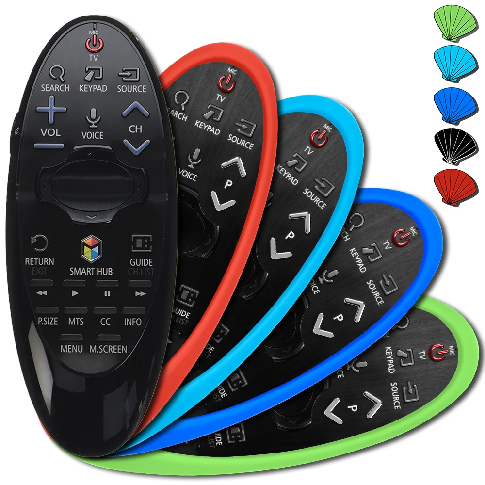 Funda protectora de Control remoto para Samsung BN59-01181A, cubierta de silicona para mando ovalado de TV, 01182B 01184 01185F