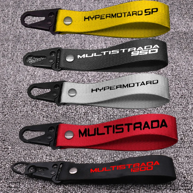 

3D LOGO Key Holder Chain Collection Keychain For Ducati HYPERMOTARD 795 1100/S/EVO 939 821 SP 950 Motorcycle Keyring