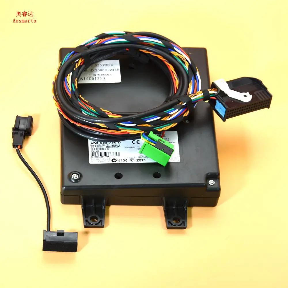 OEM 9W2 модуль Bluetooth + портупея с микрофоном 1K8035730D для RCD510 Golf MK6 VI Passat B6|vw microphone|microphone