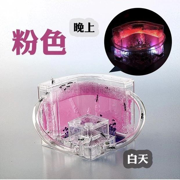 Ant workshop villa home ant castle ecological ant nest manor ant pet ant living ant queen - Цвет: Черный