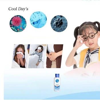 

50ml Quick-drying Alcohol Disposable Hand Sanitizer Hands-Free Water Disinfecting Hand Wash Gel Outdoor Home safety disinfection