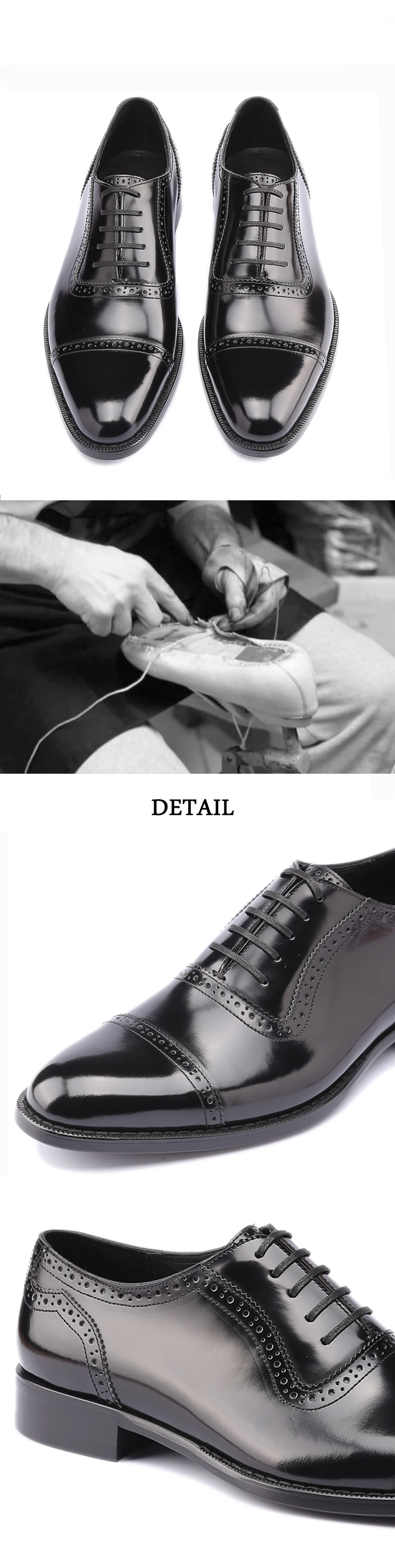 Модельные туфли; Мужские Винтажные Туфли-оксфорды из натуральной кожи в стиле ретро для свадьбы и офиса