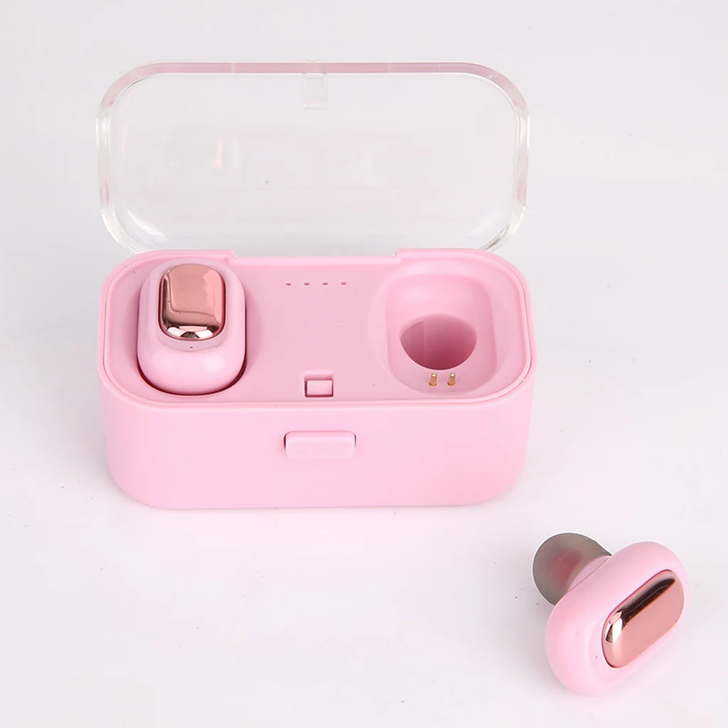 

TWS Wireless Bluetooth 5.0 HIFI Earphone Waterproof Stereo Earbud Headset Built-in Mic With Charging Box for Phone Earphones