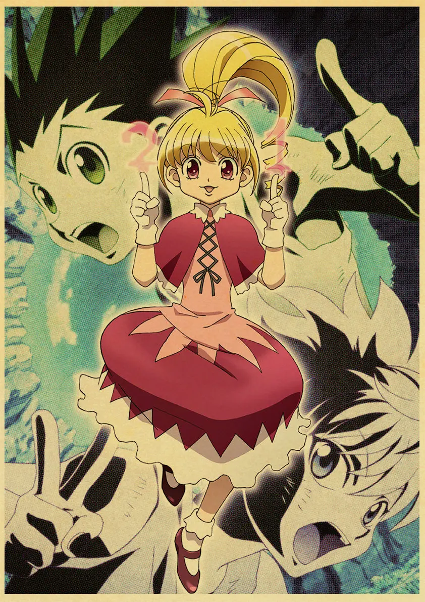 E170 Винтаж HUNTER x HUNTER Jpanese аниме Ретро плакат крафт-бумага стены наклейки печать для бара и домашнего декора - Цвет: E170