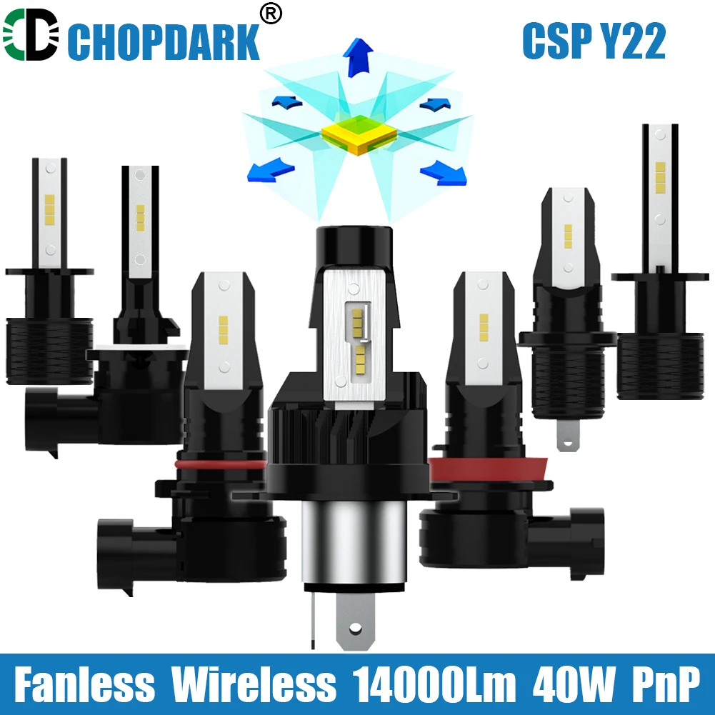 Светодиодный H7 H4 H1 H11 H9 H8 H3 H16 JP HB3 HB4 9005 9006 HB2 9003 Автомобильный светодиодный фары