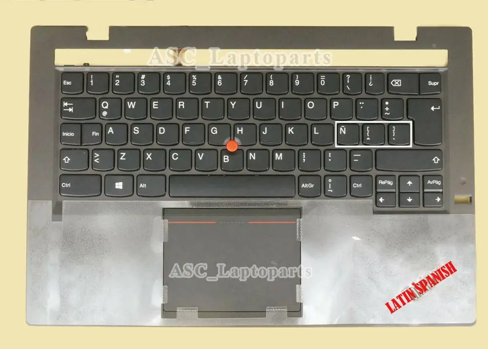 Teclado Latina Hispano Checo Português Reino Unido Canadá para Lenovo Thinkpad x1 Carbono Gen 2014 Teclado Retroiluminado e Descanso para as Mãos - Imagem 4