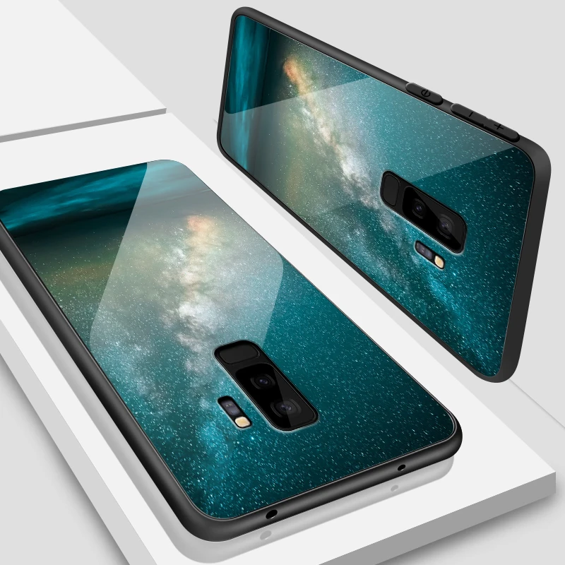 Чехол из закаленного стекла для OnePlus 3 3T 5 5T 6 6T 7 7 Pro для Samsung Galaxy S8 S9 S10 Plus противоударный чехол с полной защитой - Цвет: W376