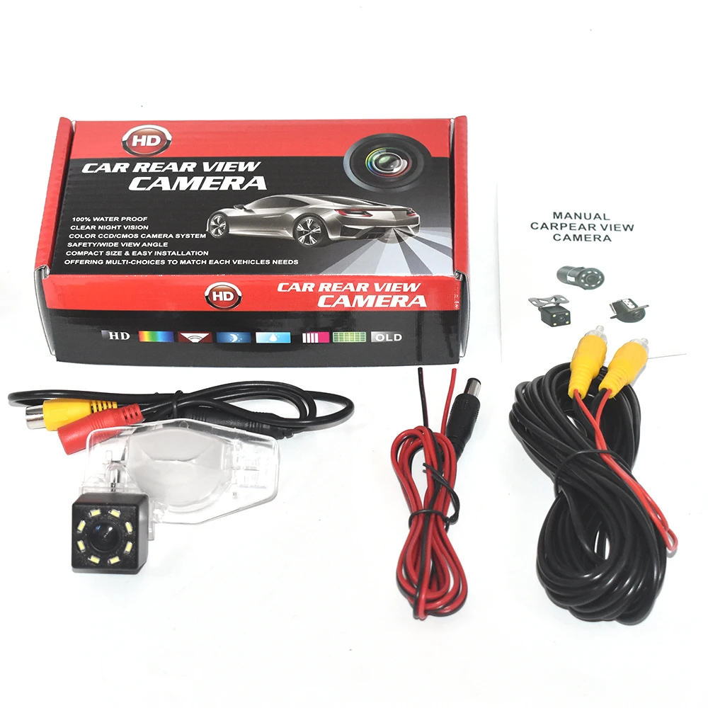 ZJCGO CCD Car Rear View Reverse Back Up Parking Waterproof Camera for Honda Civic Jazz Stream Logo Odyssey RB RN for Acura MDX