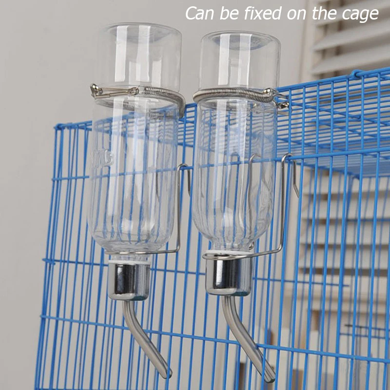 1PC Water Feeder Bottle Hanging Drinking Fountain For Pet Small Animal Rabbits Hanging Water Bowl 180ML/350ML