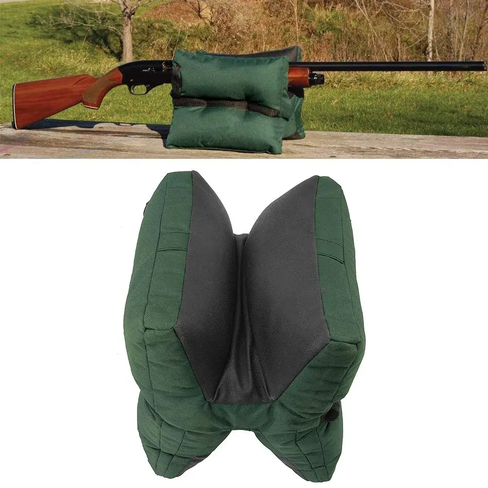 Tactical Rifle Gun Rest Outdoor Hunting Shooting Sandbag Bench Unfilled Rifle Gun Front Rear Bag Beach Hunting Rifle Accessories