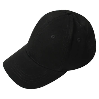

Kids Plain Baseball Cap Girls Boys Junior Childrens Hat Summer-Black