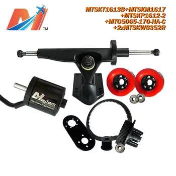 

Maytech (6pcs) hands free electric skateboard 5065 electric longboard motor pulley truck wheel combo