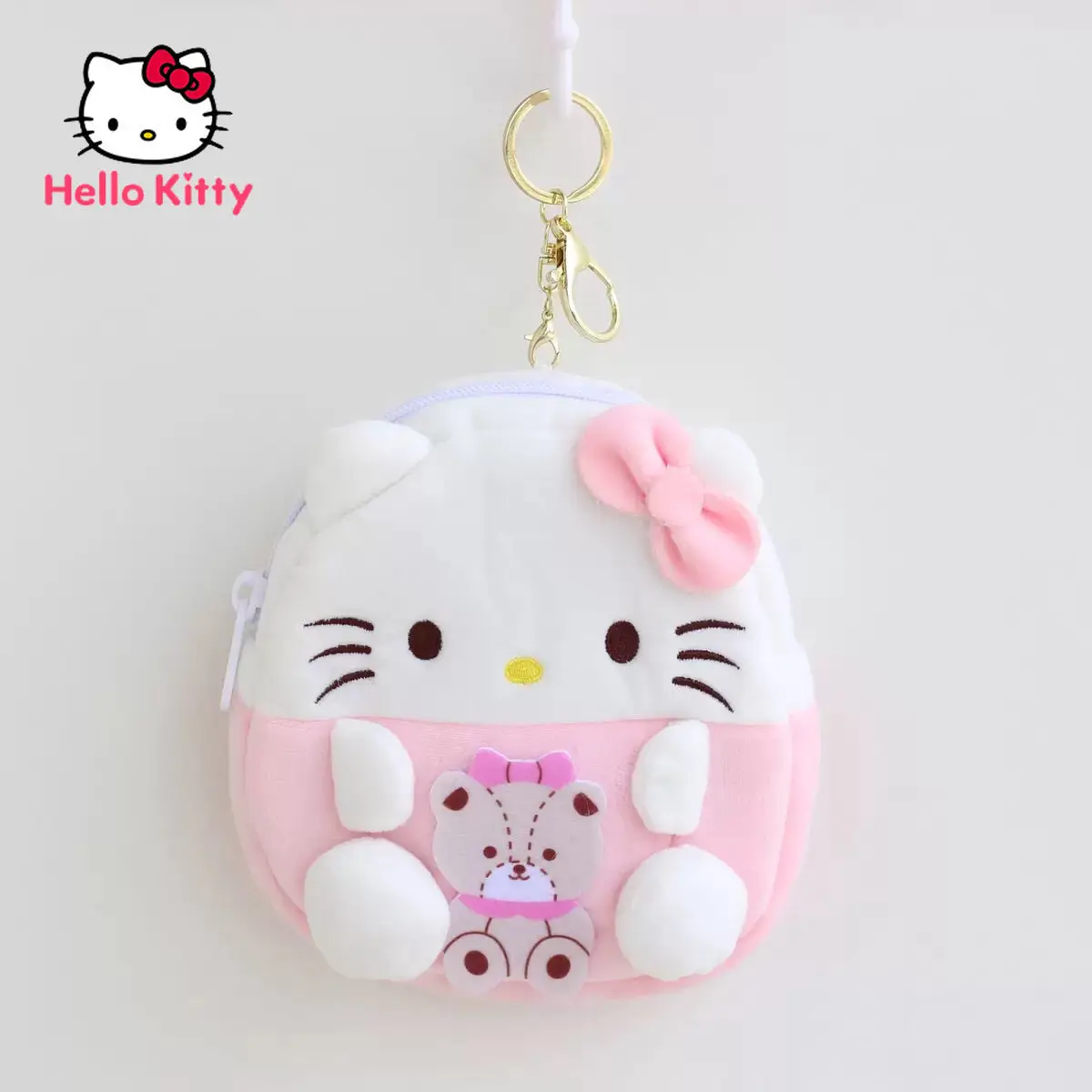 

Hello Kitty coin purse key chain cartoon cute creative personality girl heart-shaped plush doll