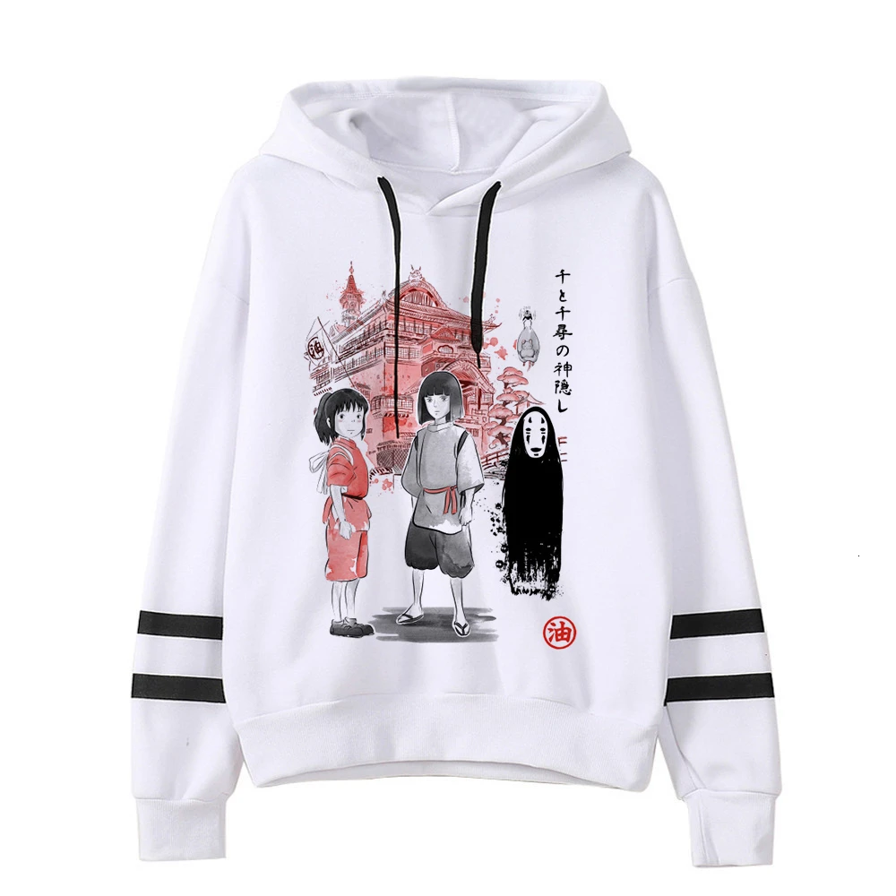 Женская толстовка с капюшоном в японском стиле Тоторо для студии Ghibli Kawaii большие