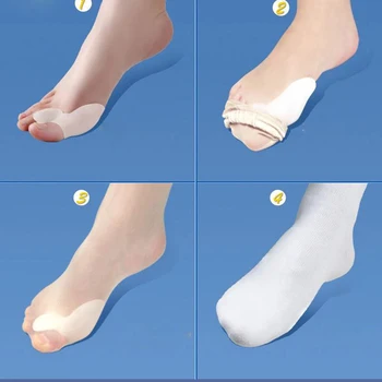 

Newly Arrival Useful Foot Care Tools Hallux Valgus Toe Separators Correction Gel Bunion Corrector Drop Shopping