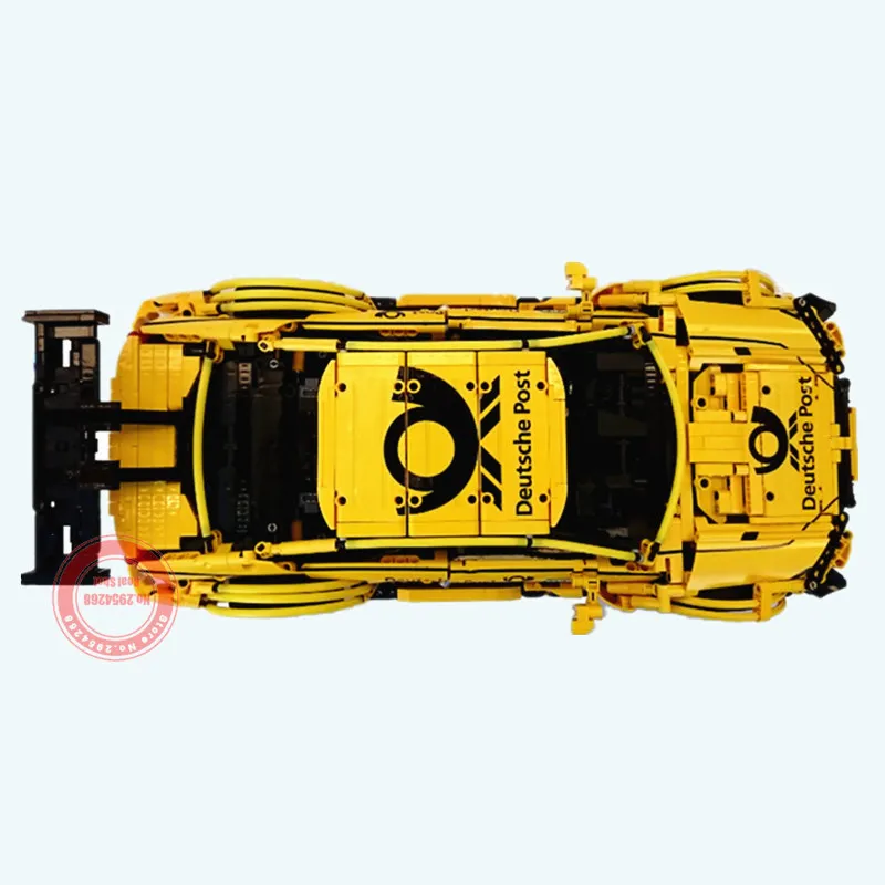 Новые спортивные автомобили MOC M4 Радиоуправляемый двигатель функция
