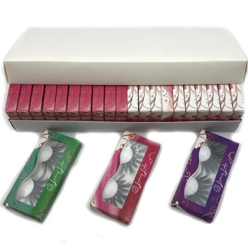 

False Eyelashes 10/20/30/50pcs Lashes Wholesale Mink Eyelashes In Bulk Mink Lashes Natural cilios maquiagem for Makeup with box