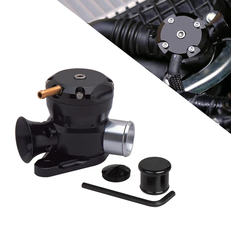 Blow Off Valve BOV Turbo Pressure Blow Dump Black Off Adaptor Valve Train 13 PSI Spring For SUBARU XT SUBARU GT