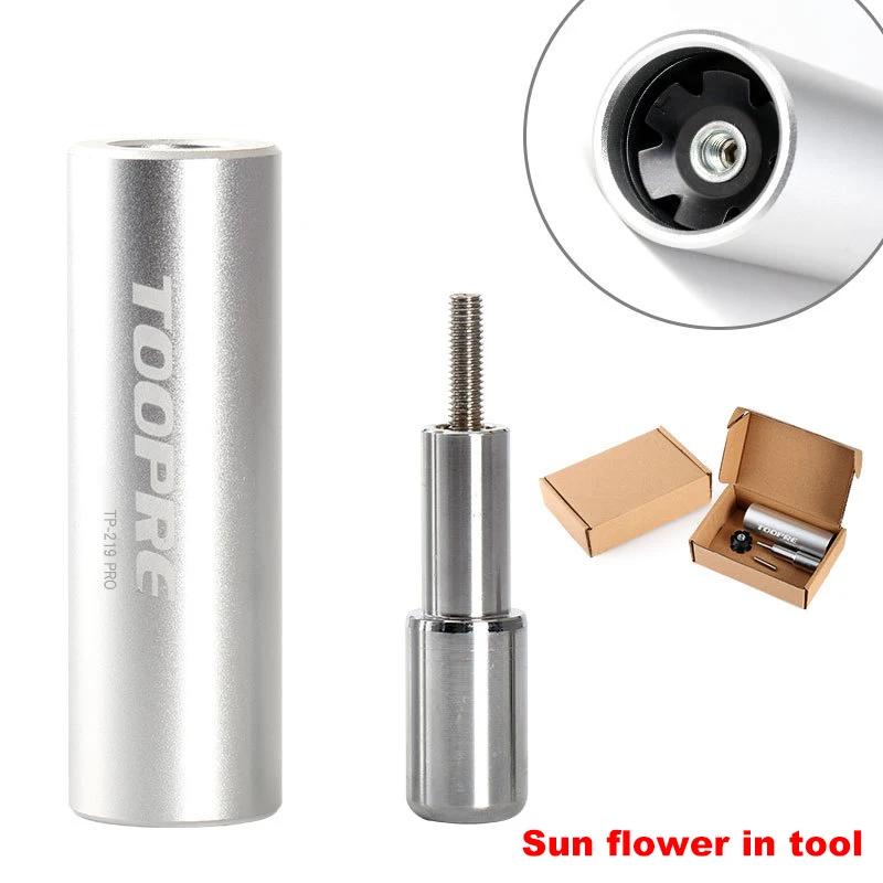 

1Set Bike Headset Hanging Core Install Tool Bicycle Sunflower Installation Suit Diameter 28.6mm Front Fork Aluminum Alloy Tools