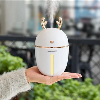 

Portable Mini USB Air Humidifier Aromatherapy Essential Oil Car Diffuser Ultrasonic Fog LED Night Light Humidifier Atomizer