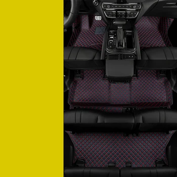 

leather car floor mats for baojun 530 2017 2018 2019 2020 auto mat foot carpet rug pad 5 seats 7 seats