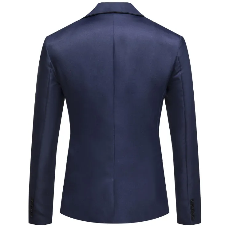 Men Suit Blazer Jacket Charm Men's Casual Slim Fit One Button Suit Blazer Wedding Dress Terno Masculino Coat Jacket Tops Men