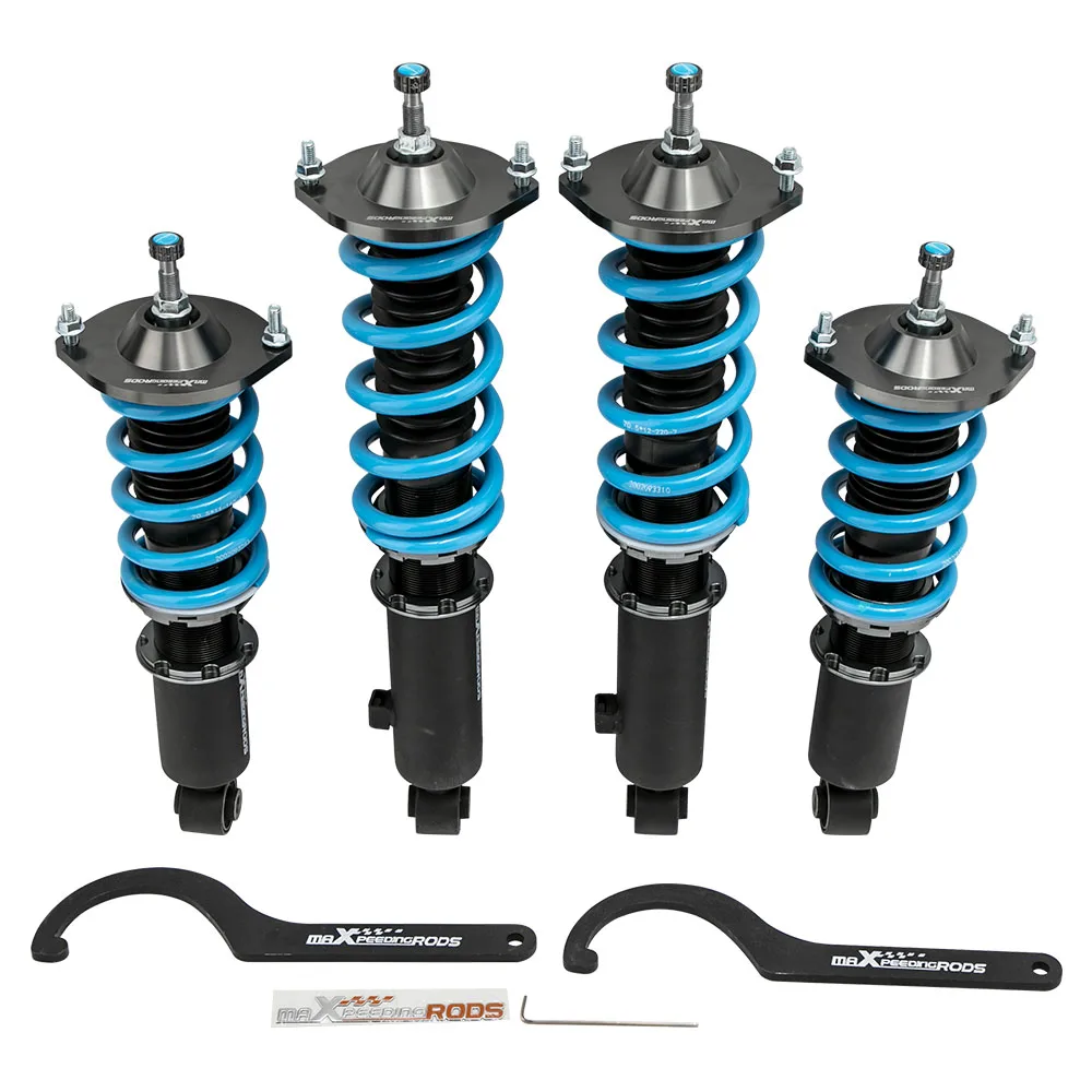 

Coilover спиральные стойки Подвеска для Mazda Miata MX5 MX-5 NA 1.6L1.8L 1989-1997 24-ступенчатая регулируемая высота демпфера