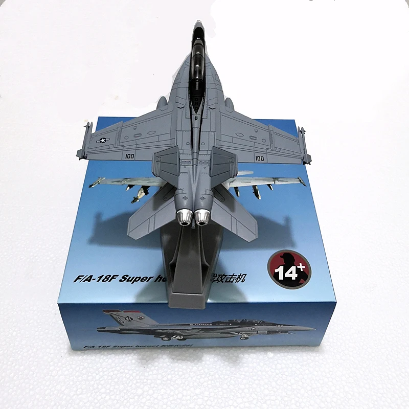 19 см 1/100 масштаб F18 F-18 F/A-18 Boeing Hornet многоцелевой истребитель ВВС США литой Самолет Модель Коллекция подарок